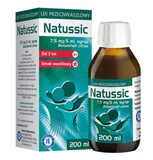 Natussic 7,5 mg/5 ml syrop 200 ml