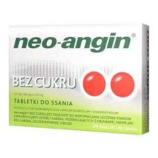 Neo-Angin bez cukru   24 tabletki