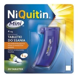 NiQuitin Mini 4mg  20 tabletek