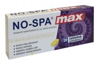 No-Spa MAX 80 mg,  20 tabletek