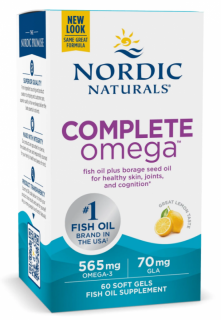 Nordic Naturals Complete Omega 565mg + GLA 70mg 60 kapsułek