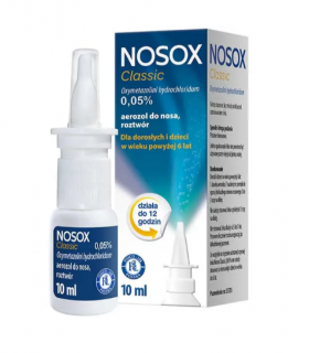 Nosox Classic 0,05% aerozol do nosa 10 ml