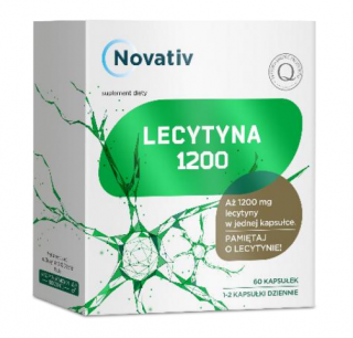 Novativ Lecytyna 1200 mg  60 kapsułek