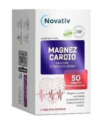 Novativ Magnez Cardio z głogiem 50 tabletek