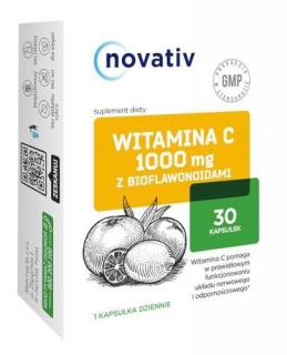 Novativ Witamina C 1000 mg  30 kapsułek