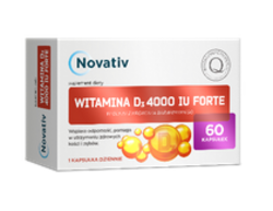 Novativ Witamina D3 4000 IU Forte 60 kapsułek
