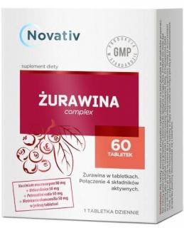 Novativ Żurawina complex 60 tabletek