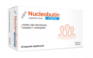 Nucleobutin Forte 60 kapsułek dojelitowych