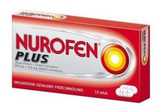 Nurofen Plus  12 tabletek