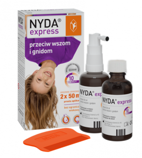 Nyda Express aerozol przeciw wszom i gnidom 2 x 50 ml