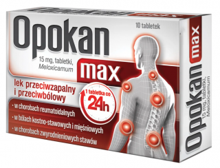 Opokan Max 15 mg 10 tabletek