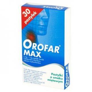 Orofar MAX   30 pastylek