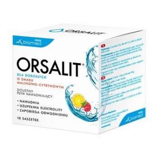 Orsalit dla dorosłych smak cytrynowo-malinowy 10 saszetek