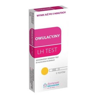 Owulacyjny LH Test 1 opakowanie (5 sztuk)