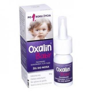 Oxalin Baby żel do nosa  dla dzieci od 1 roku 10 g