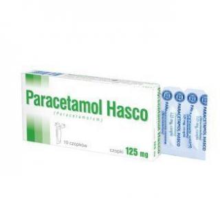 Paracetamol Hasco 125 mg  10 czopków