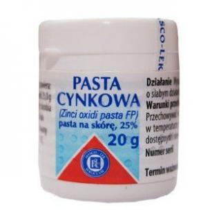 Pasta cynkowa pasta na skórę 20 g