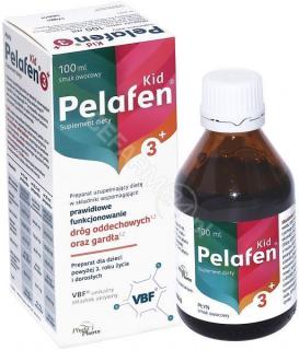 Pelafen Kid 3+ syrop dla dzieci powyżej 3 roku i dorosłych smak owocowy 100 ml