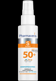 PHARMACERIS S spray ochronny SPF50 100 ml  100% filtrów mineralnych EXP. 01/2025