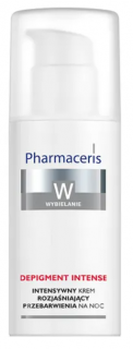 PHARMACERIS W Depigment Intense krem rozjaśniający przebarwienia na noc 50 ml