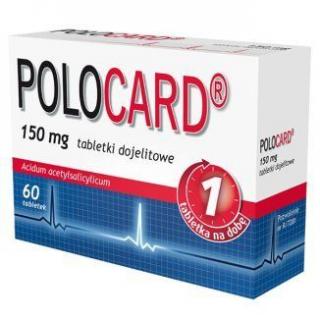 Polocard 150 mg, 60 tabletek