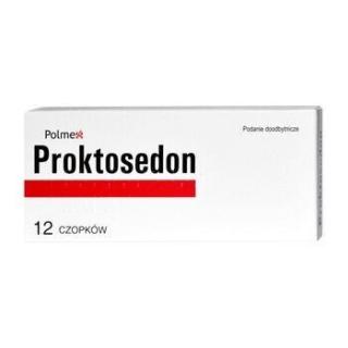 Proktosedon 12 czopków