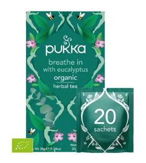 PUKKA Breathe in with eucalyptus BIO 20 saszetek