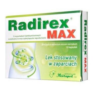 Radirex MAX  10 kapsułek