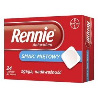 Rennie Antacidum  24 tabletek