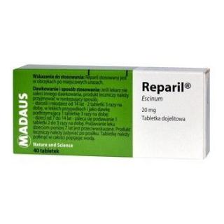 Reparil 20 mg 40 tabletek