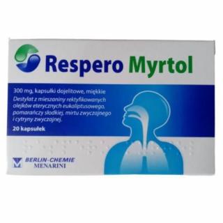 RESPERO MYRTOL 300mg lek oczyszczający zatoki - 20 kapsułek