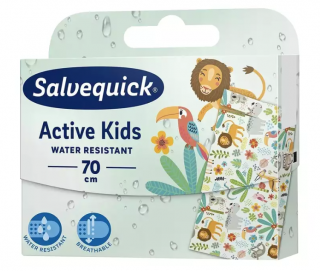 SALVEQUICK Active Kids Water Resistant plaster elastyczny dla aktywnych dzieci 70cm
