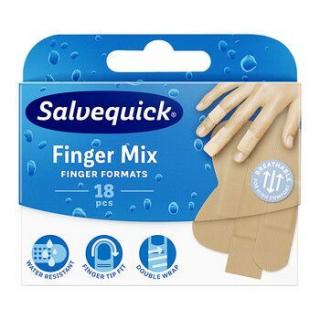 Salvequick Finger Mix plastry na palce rąk 18 sztuk