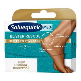 Salvequick Med Blister Rescue 5 plastry na pęcherze 5 sztuk