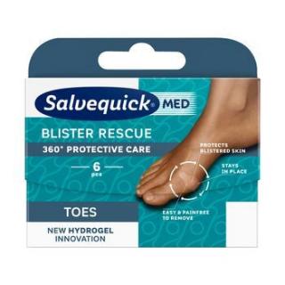 Salvequick Med Blister Rescue Toes 6 plastry na pęcherze 6 sztuk