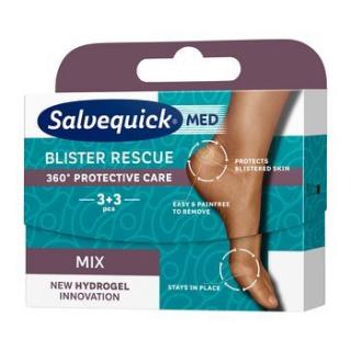 Salvequick Med Blister Resuce Mix 6 plastry na pęcherze 6 sztuk