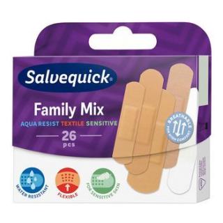 Salvequick Med Family Mix plastry 26 sztuk