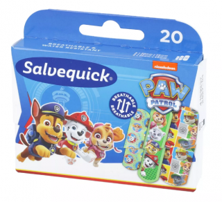 SALVEQUICK Plastry Paw Patrol Psi Patrol dla dzieci 20 sztuk