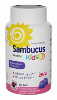 Sambucus Kids D3 żelki 64 sztuk