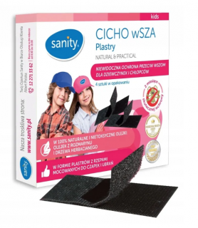 Sanity Cicho Wsza plastry przeciw wszom 4 sztuki