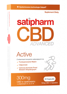 Satipharm CBD Advance Active  30 kapsułek