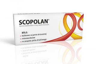Scopolan 10 mg, 10 drażetek