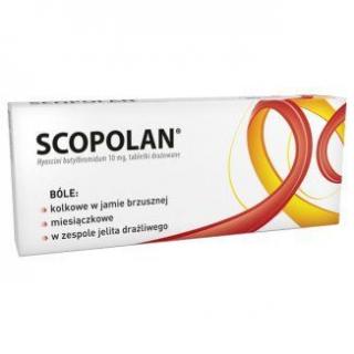 Scopolan 10 mg,  30 drażetek