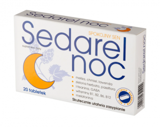 Sedarel Noc 20 tabletek