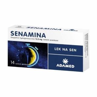 Senamina 12,5 mg na sen 14 tabletek