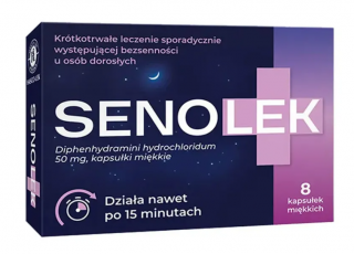 Senolek 50 mg 8 kapsułek