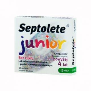 Septolete Junior  18 pastylek