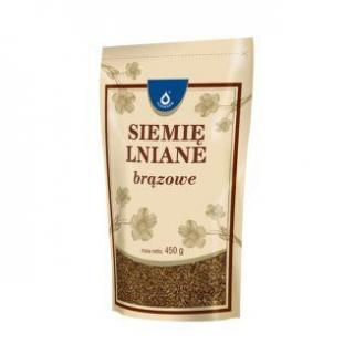 Siemię lniane brązowe 450 g