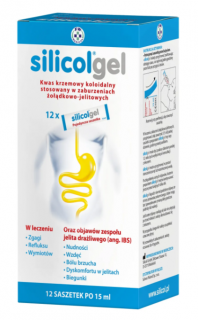 Silicolgel żel doustny 12 saszetek po 15 ml