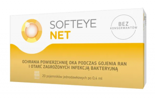 Softeye Net żel do oczu 0,4 ml x 20 pojemników jednodawkowych